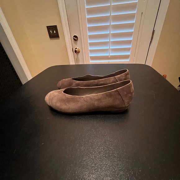 Eileen Fisher size 7 green slipon suede flats shoes - Picture 10 of 11